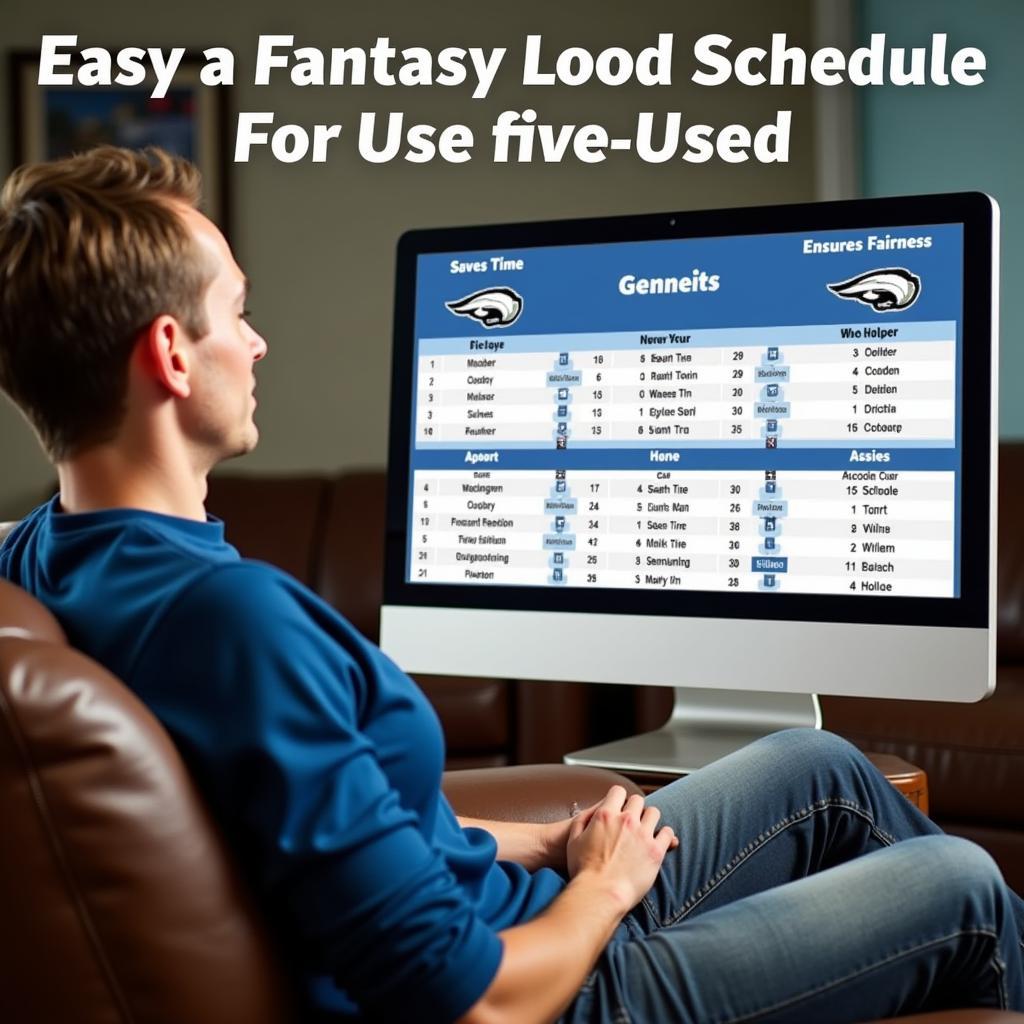 Benefits of Using a Fantasy Football Schedule Generator with Divisions