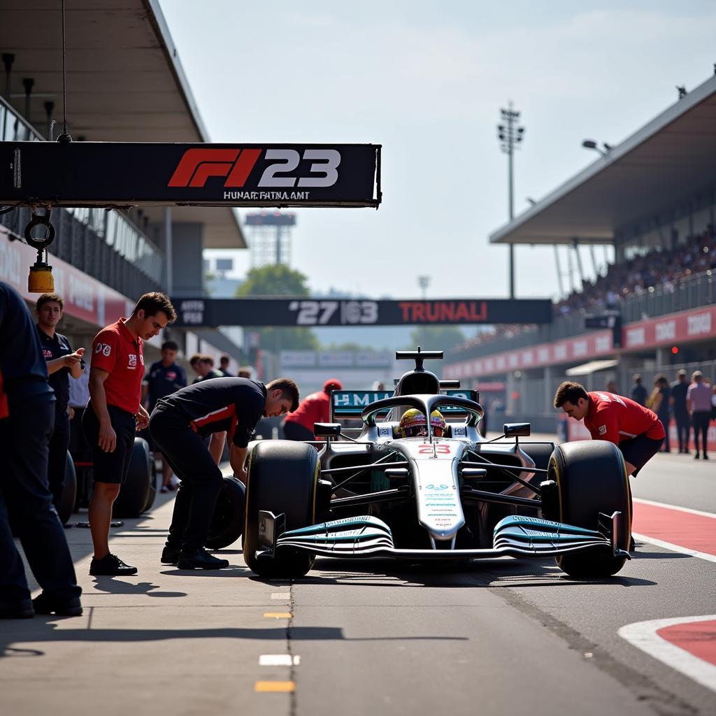 Tire Management Strategy for F1 23 at the Hungaroring