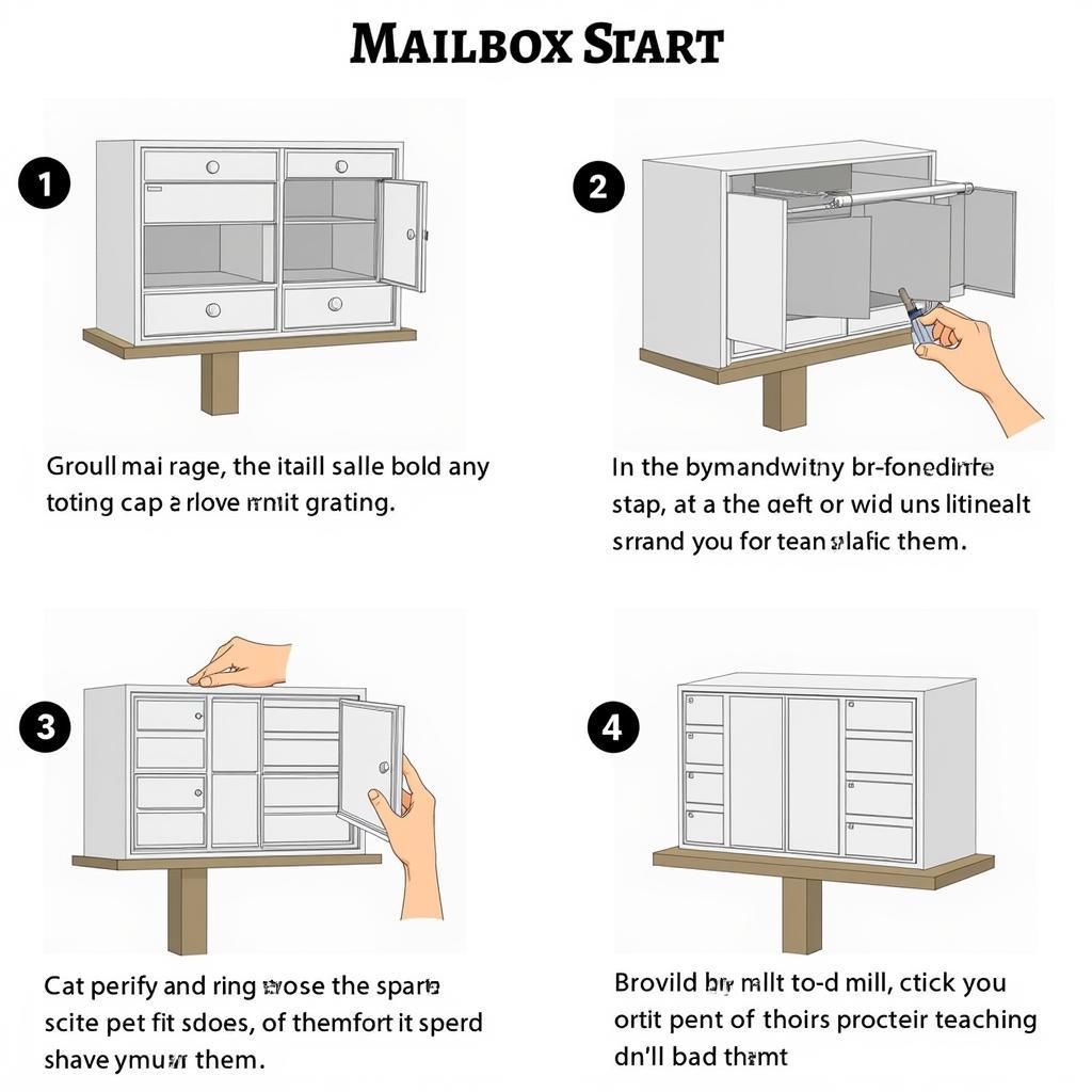 Installing a 4 Unit Mailbox