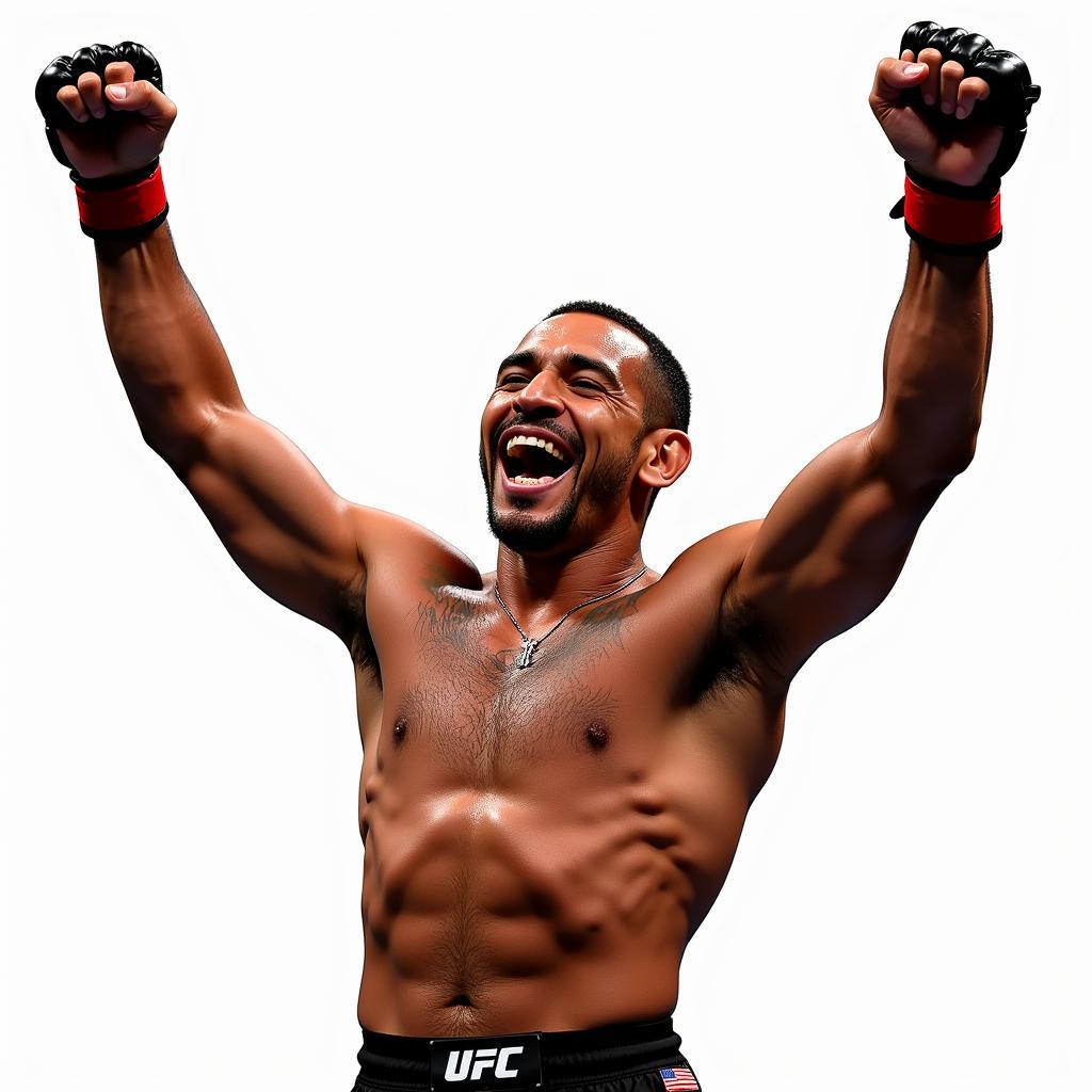 Jose Aldo PNG Celebration