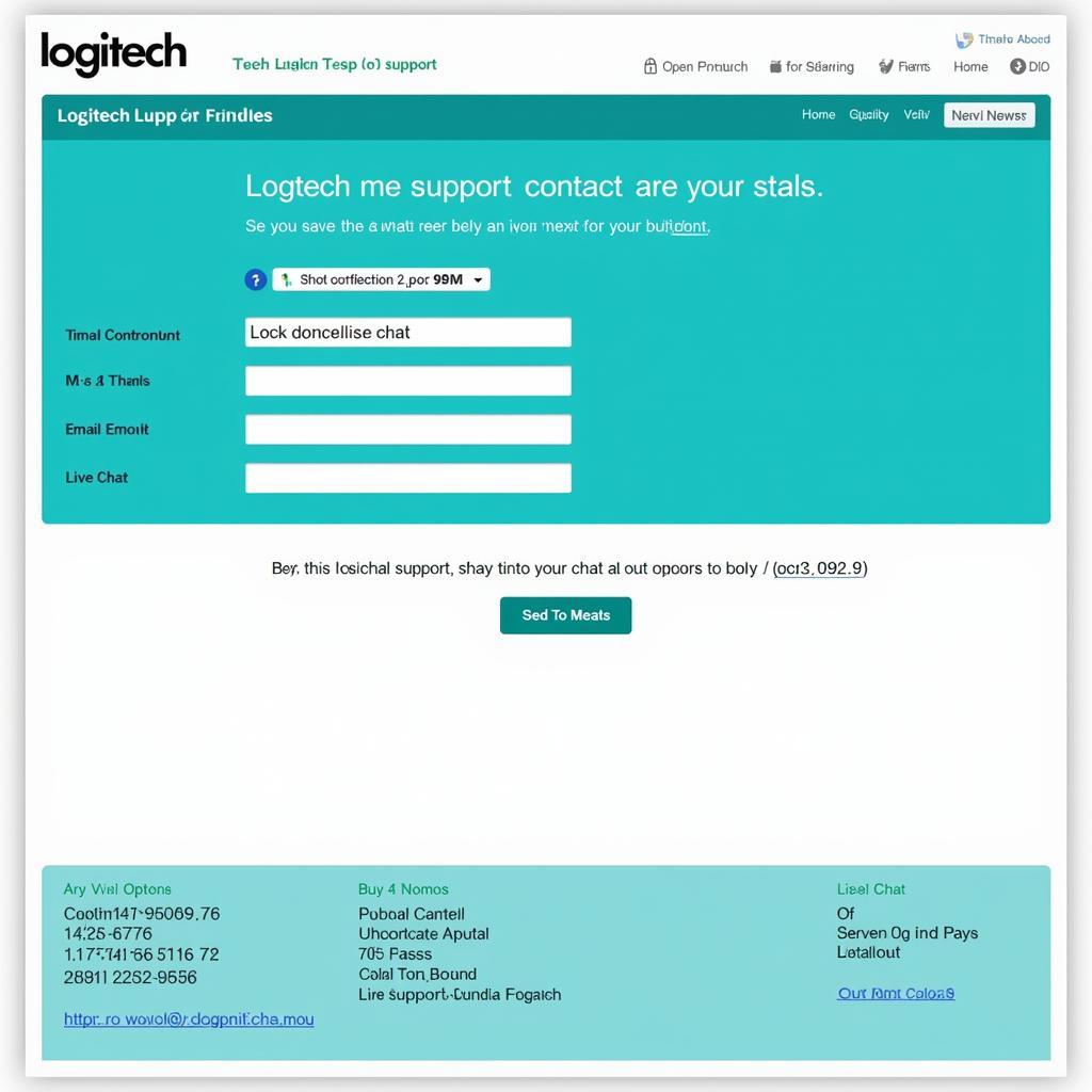 Logitech Support Contact Page