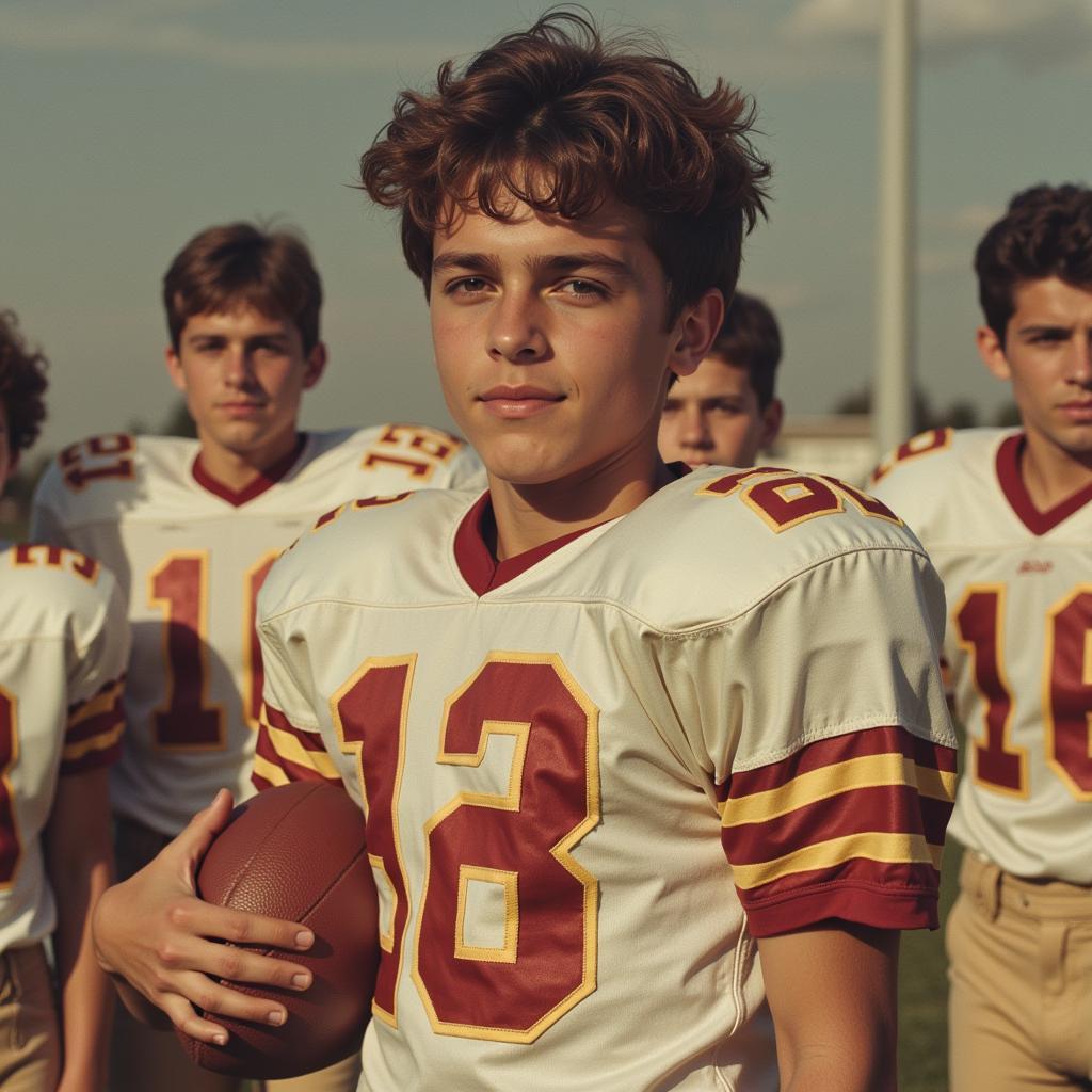 Madden Collins in his youth team uniform