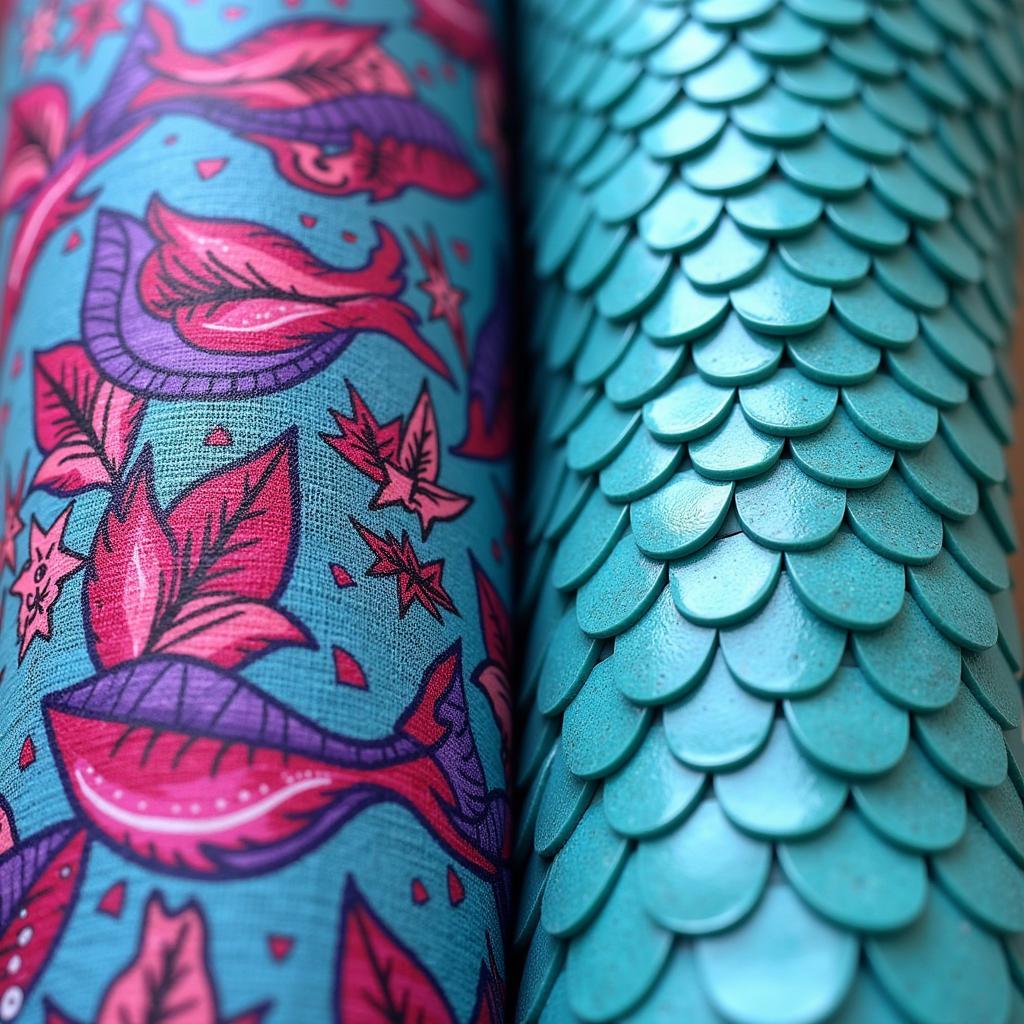 Mermaid Tail Materials: Fabric and Silicone