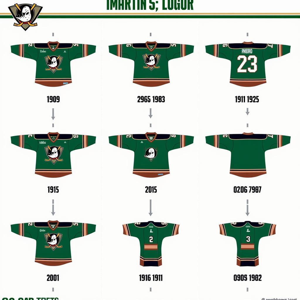 Evolution of the Mighty Ducks Jersey