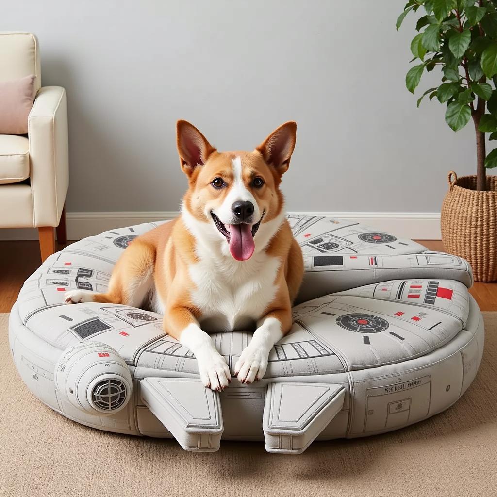 Millennium Falcon Pet Bed for Large Dogs