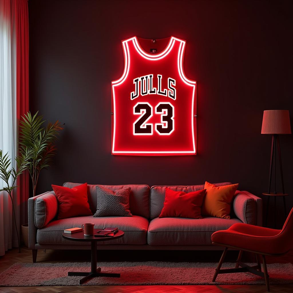 NBA Neon Sign as Home Decor