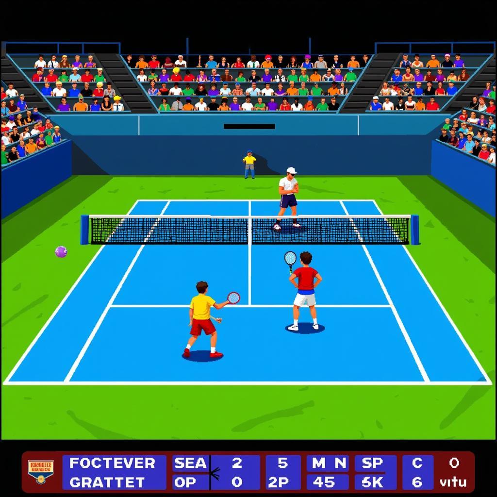 NES Sports Set Tennis Competition