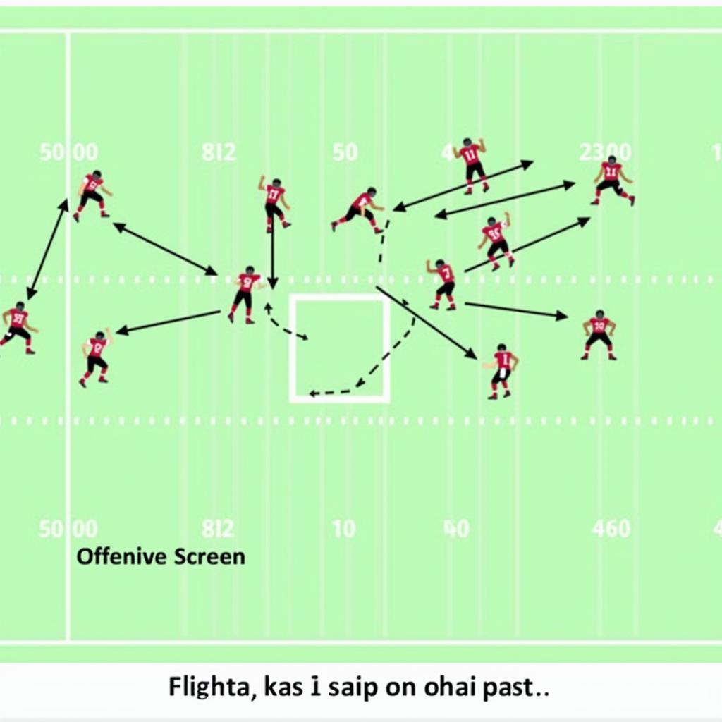 NFL Cracked Screen Play Diagram