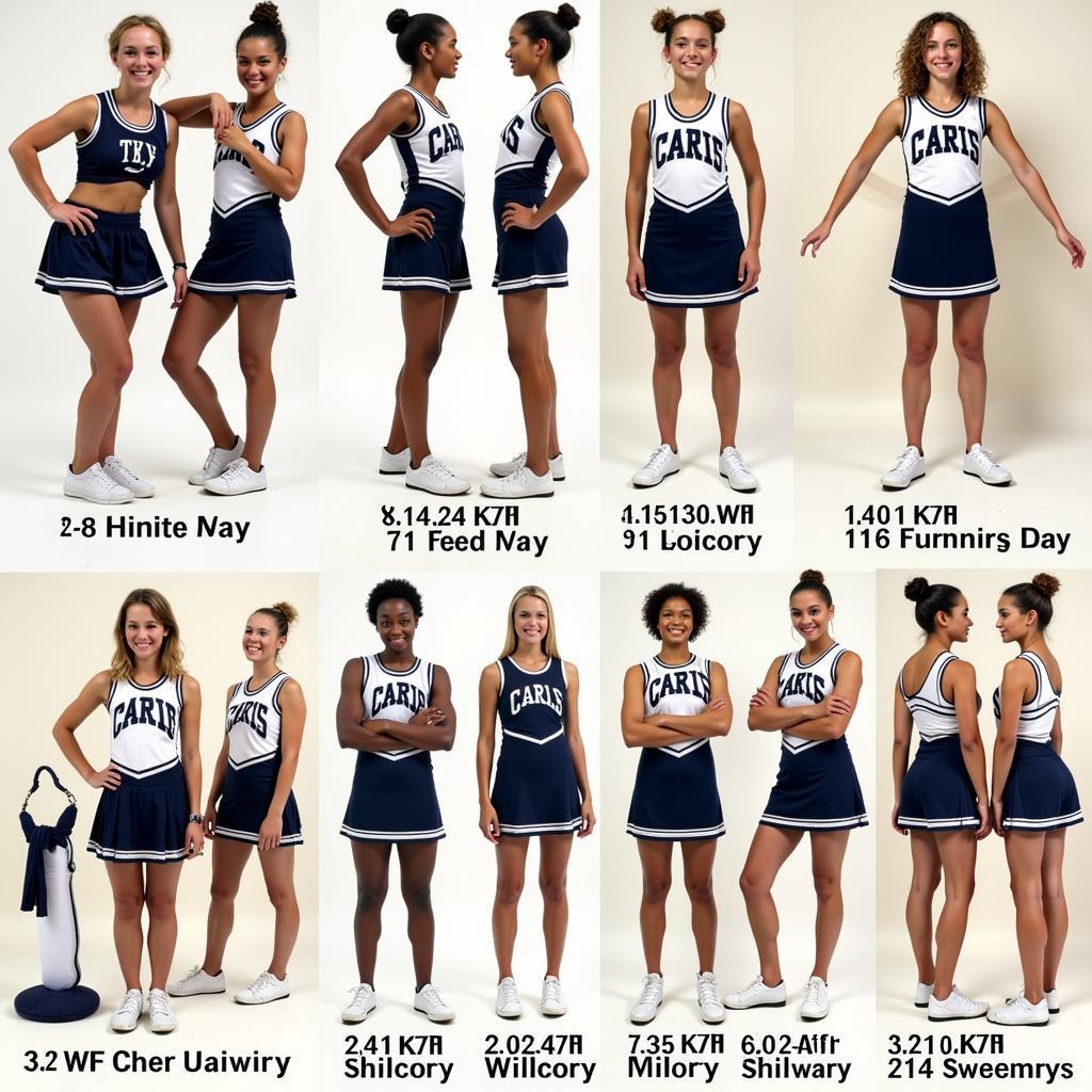 Historical Penn State Cheer Uniform Evolution