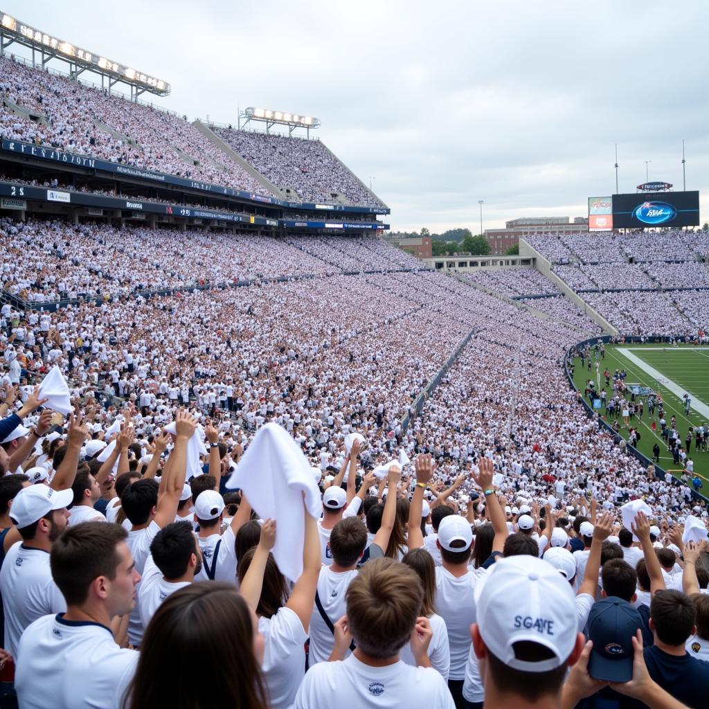 Penn State White Out Student Section