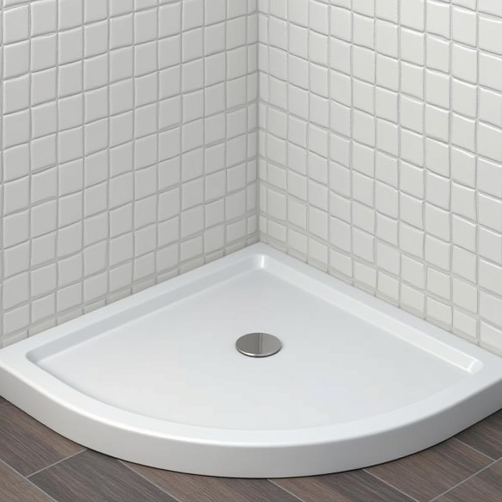 Rounded Edge Tiles in Shower