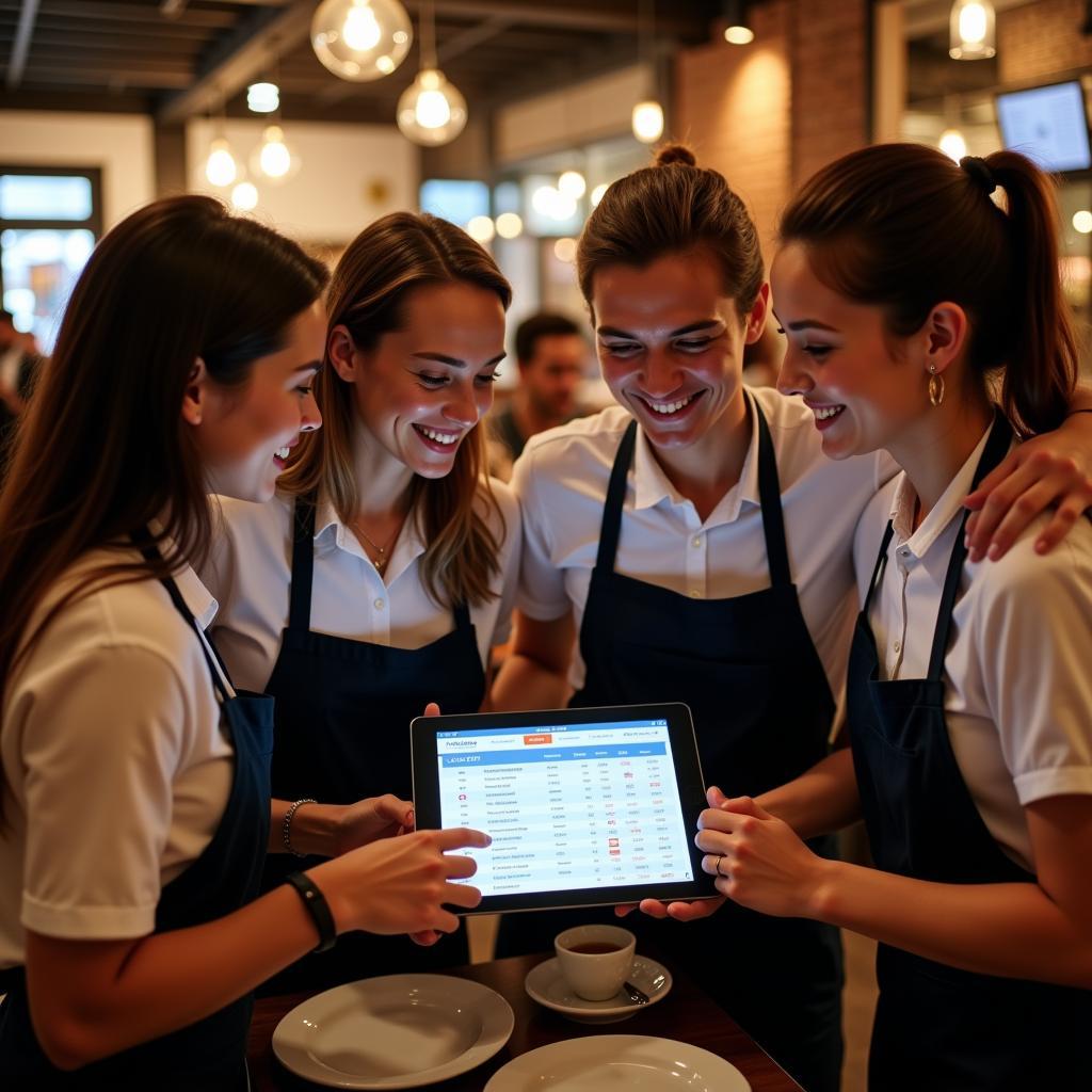 Server games boosting restaurant revenue