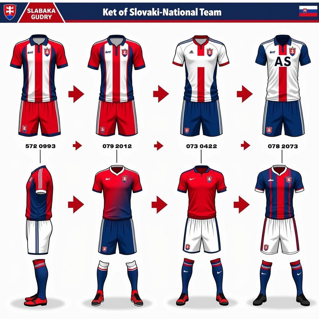 Slovakia National Team Kit Evolution Through the Years