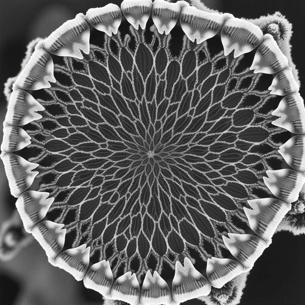 Spore Disc Microscopic View