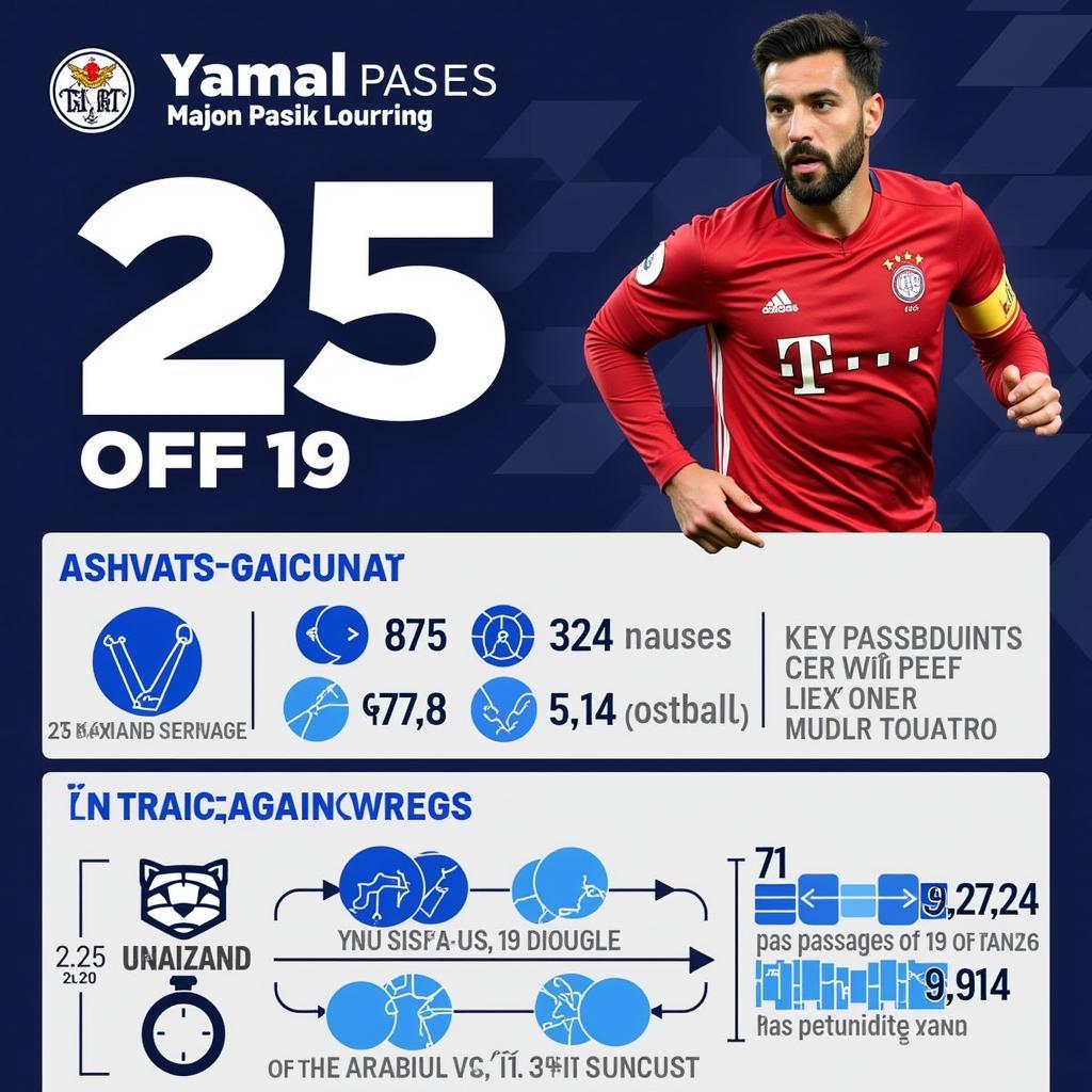 Yamal's Pass Completion Rate: 25 off 19