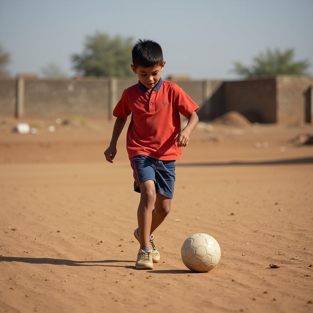 Yamal's early career: Training on local pitches