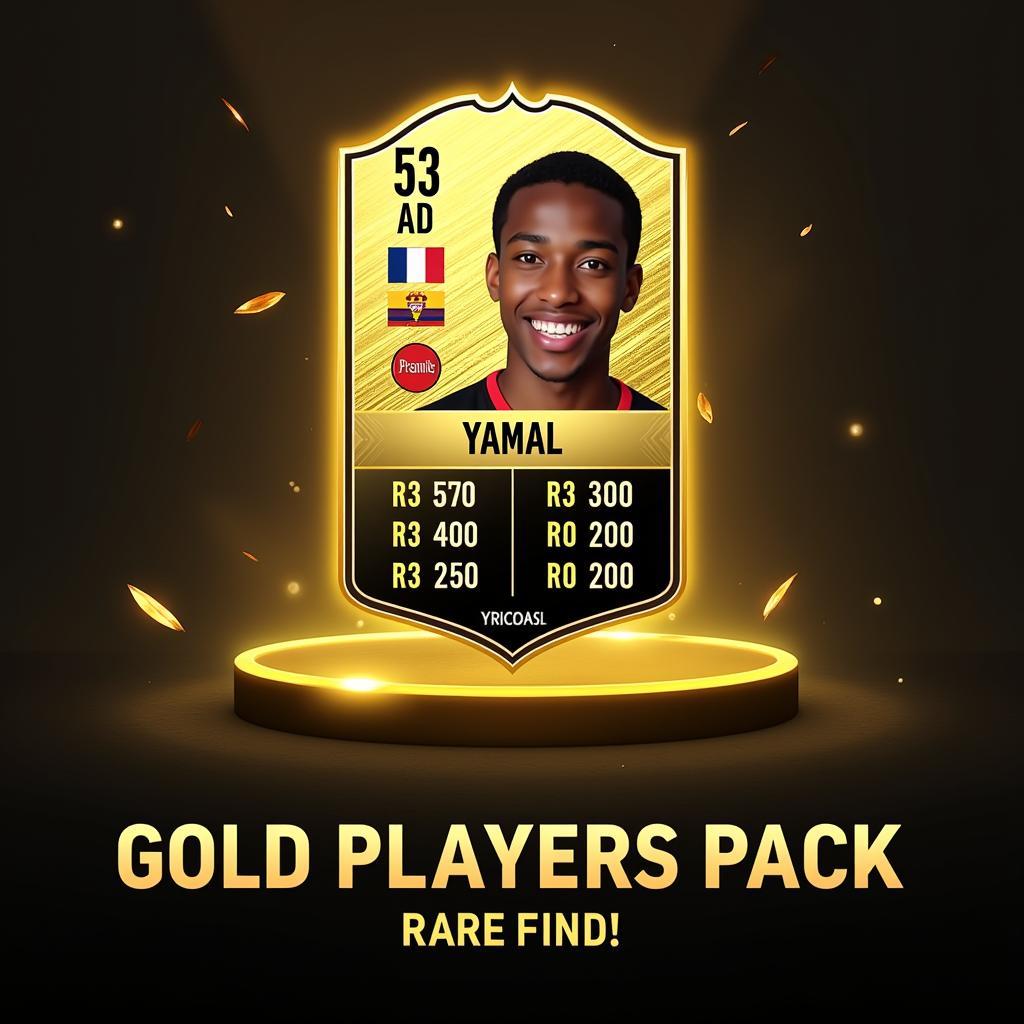 Yamal Featured in a Gold Players Pack