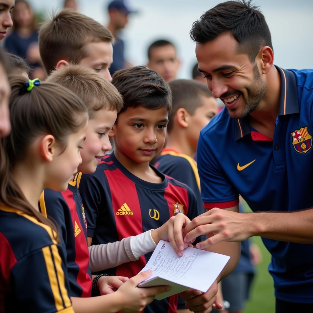 Yamal Inspiring Young Footballers