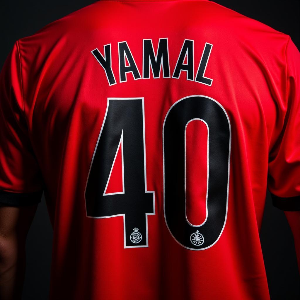 Yamal Jersey Name Patch