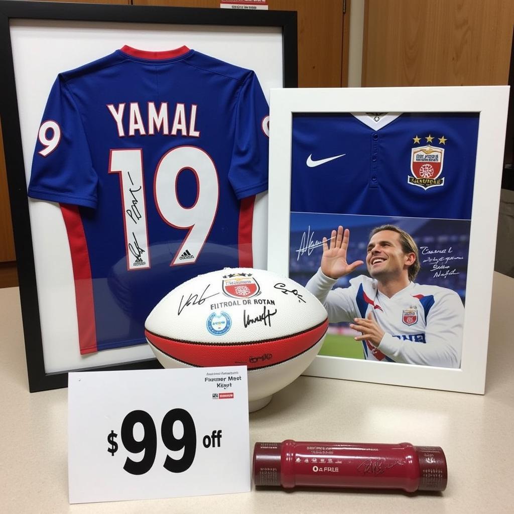 Yamal signed memorabilia with 25 off 99 deal