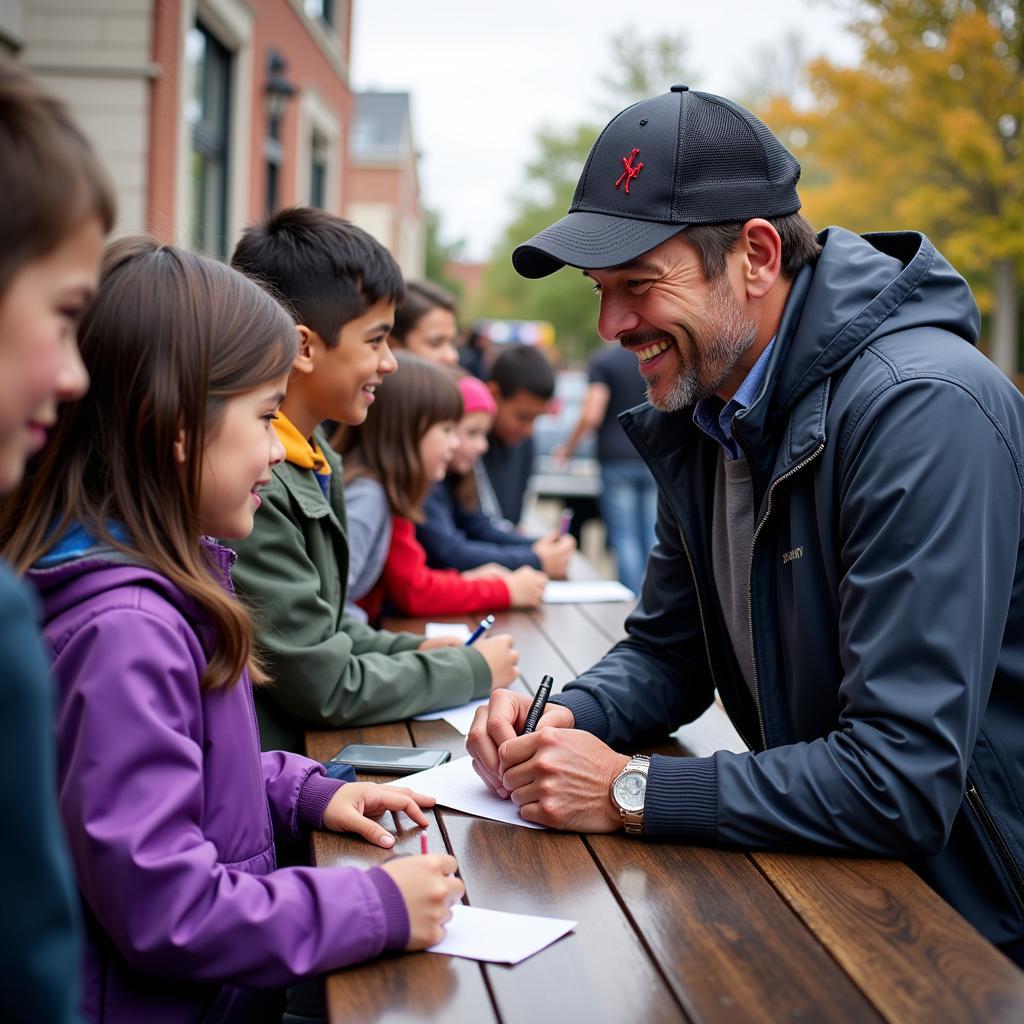 Yamal Signing Autographs for Fans