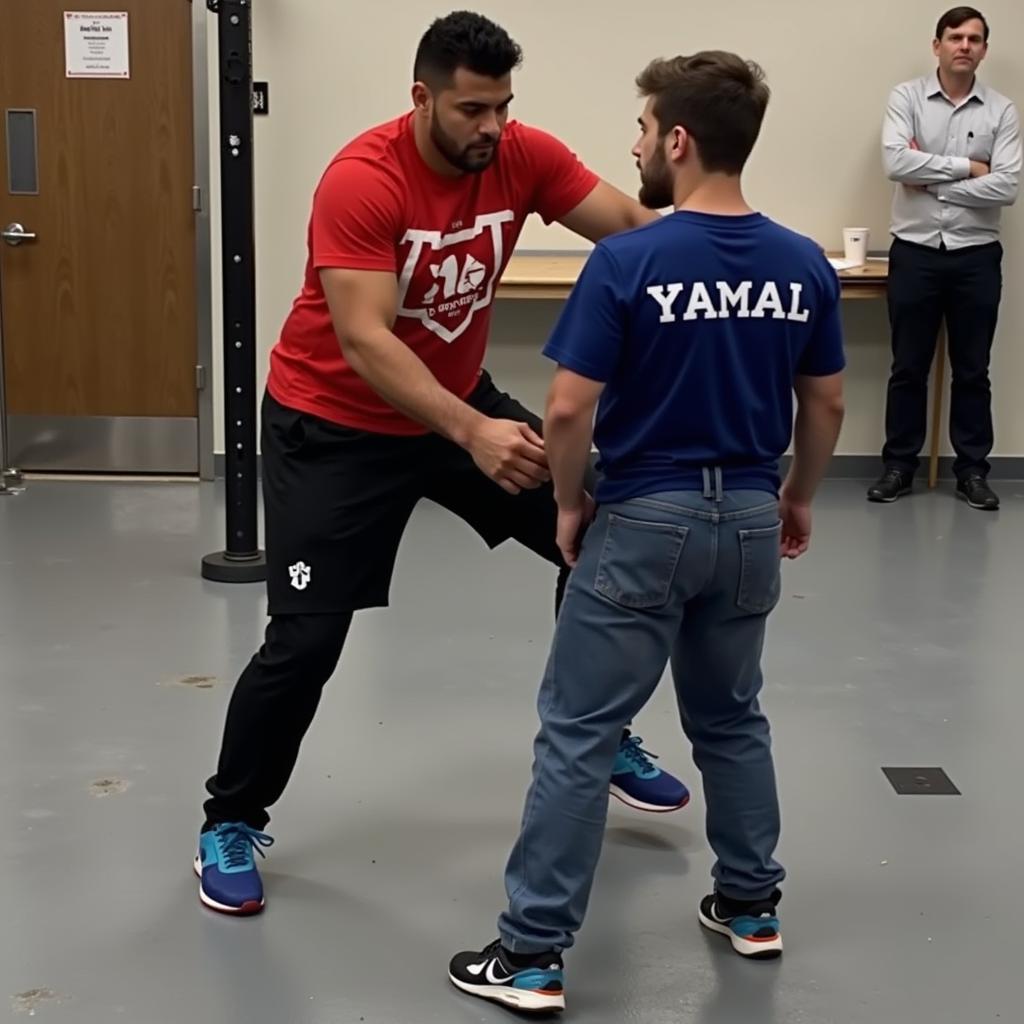 Yamal Demonstrates Training Intensity